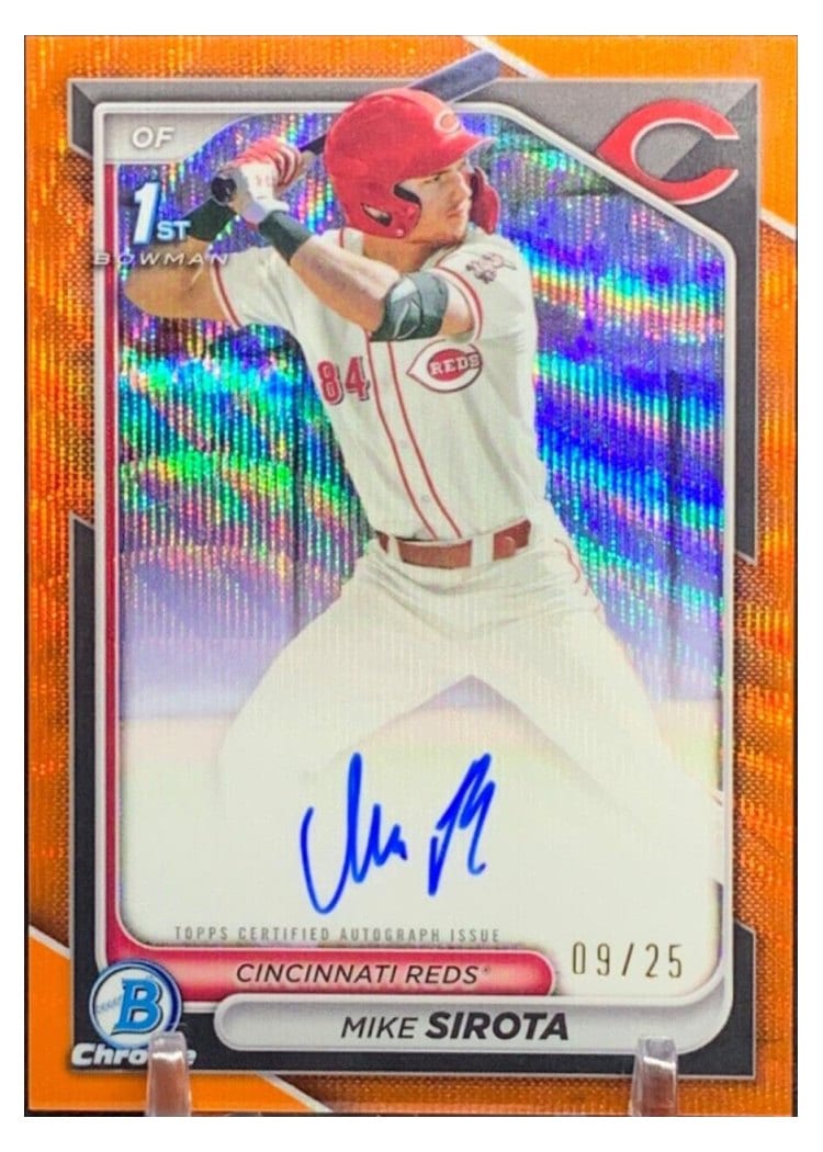 2024 Bowman Draft Chrome Prospect Autographs Mike Sirota #CPA-MS card