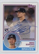 2018 Topps Update 1983 Baseball Autographs Mike Soroka #MD card