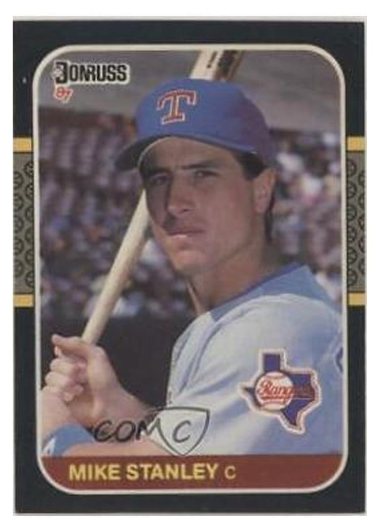 1987 Donruss Mike Stanley #592 card