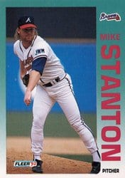 1992 Fleer Base Set Mike Stanton #372 card
