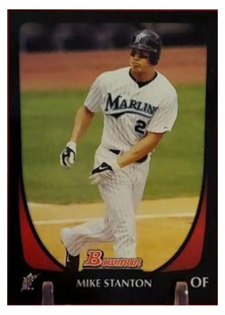 2011 Bowman Mike Stanton #78 card