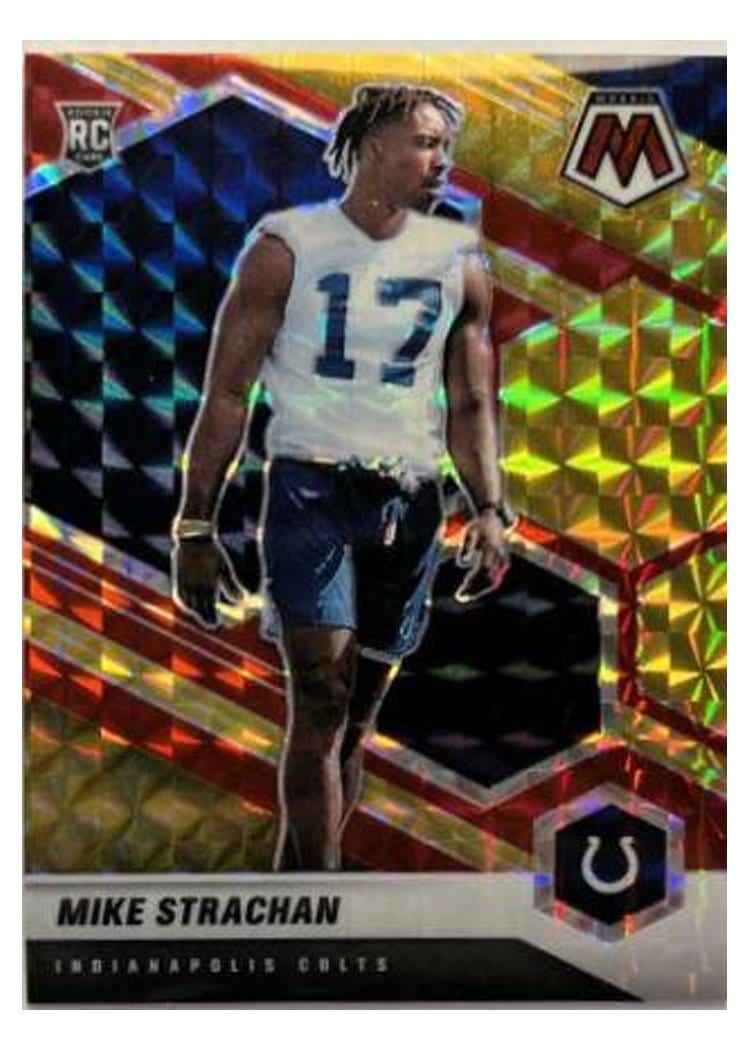 2021 Panini Mosaic Base Set Mike Strachan Red Mosaic #397 card