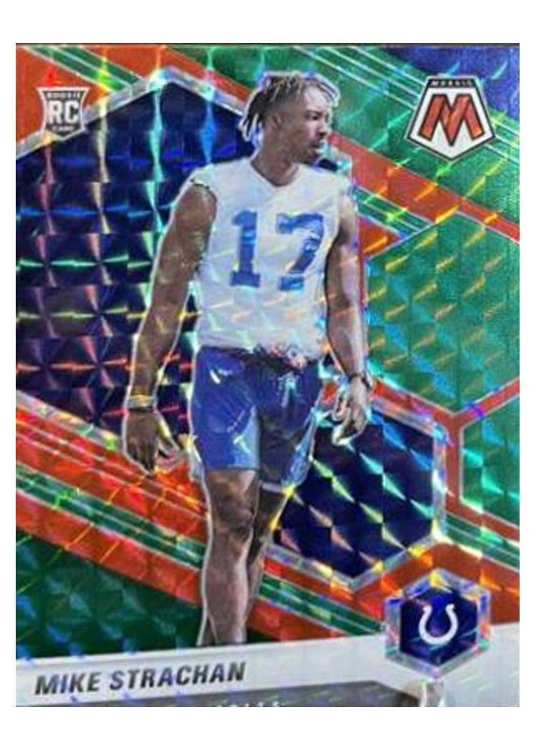 2021 Panini Mosaic Base Set Mike Strachan Green Mosaic #397 card