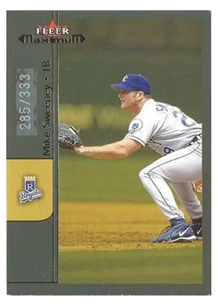 2002 Fleer Maximum Mike Sweeney #49 card
