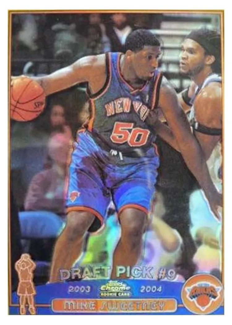 2003 Topps Chrome Mike Sweetney #119 card