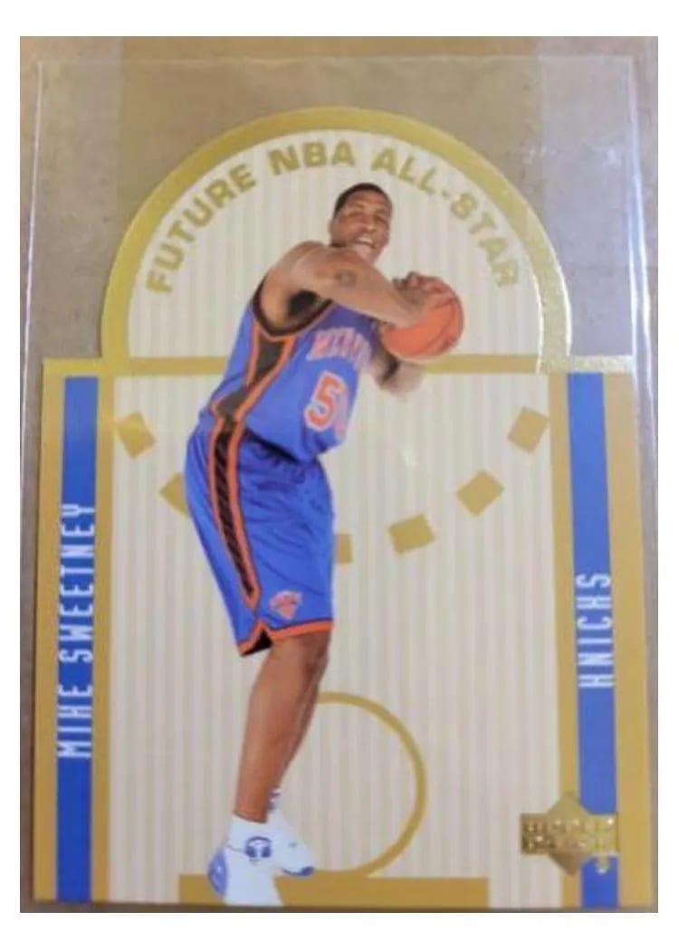 2003 Upper Deck Future All-Star Die-Cut Mike Sweetney #E7 card