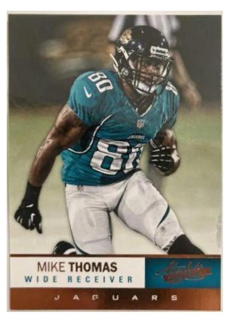 2012 Panini Absolute Mike Thomas #24 card