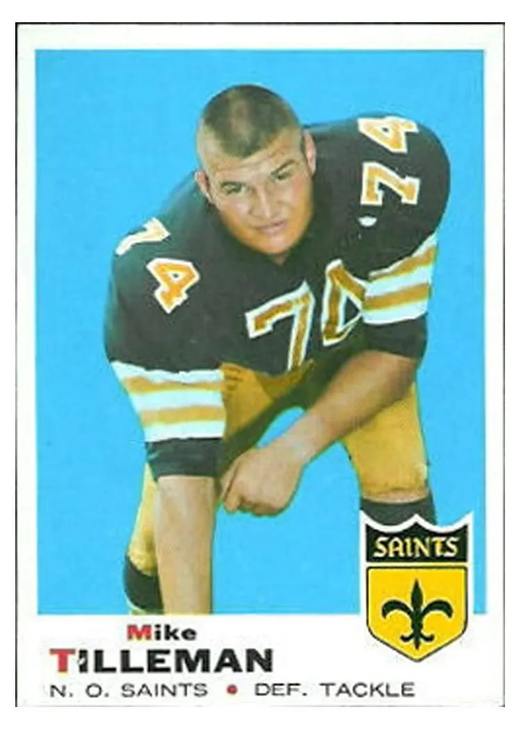 1969 Topps Mike Tilleman #218 card