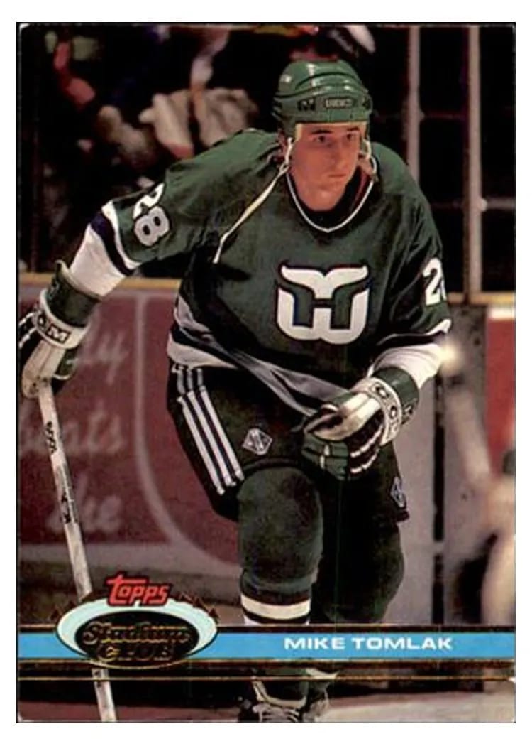 1991 Stadium Club Mike Tomlak #266 card