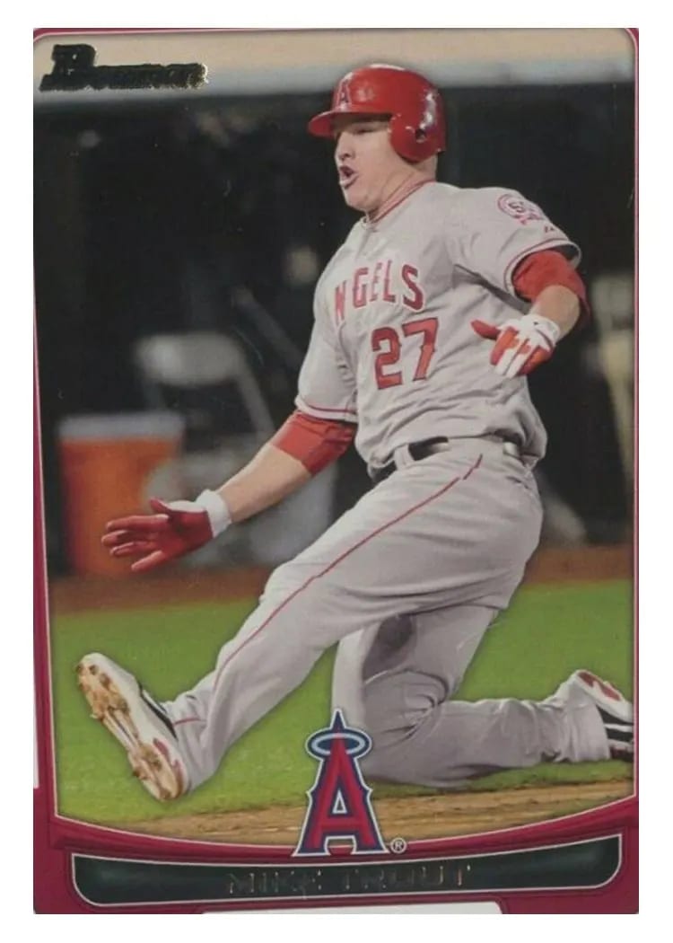 2012 Bowman Mike Trout #34 card