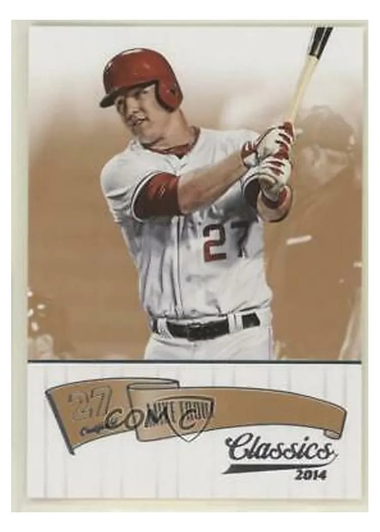2014 Panini Classics Mike Trout #97 card
