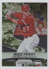 2015 Panini Prizm Mike Trout Camo Prizm #120 card