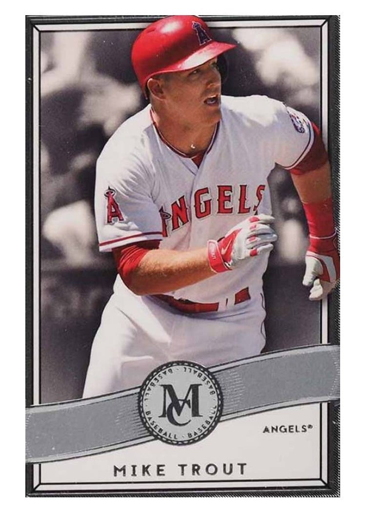 2016 Topps Museum Collection Base Set Mike Trout #10 card