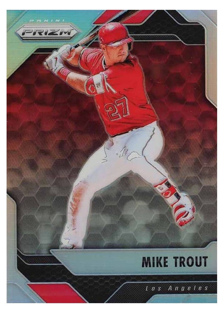 2017 Panini Chronicles Prizm Mike Trout #26 card