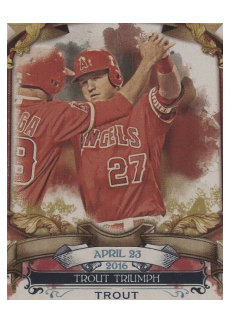 2017 Topps Allen & Ginter What a Day Mike Trout #WAD-27 card