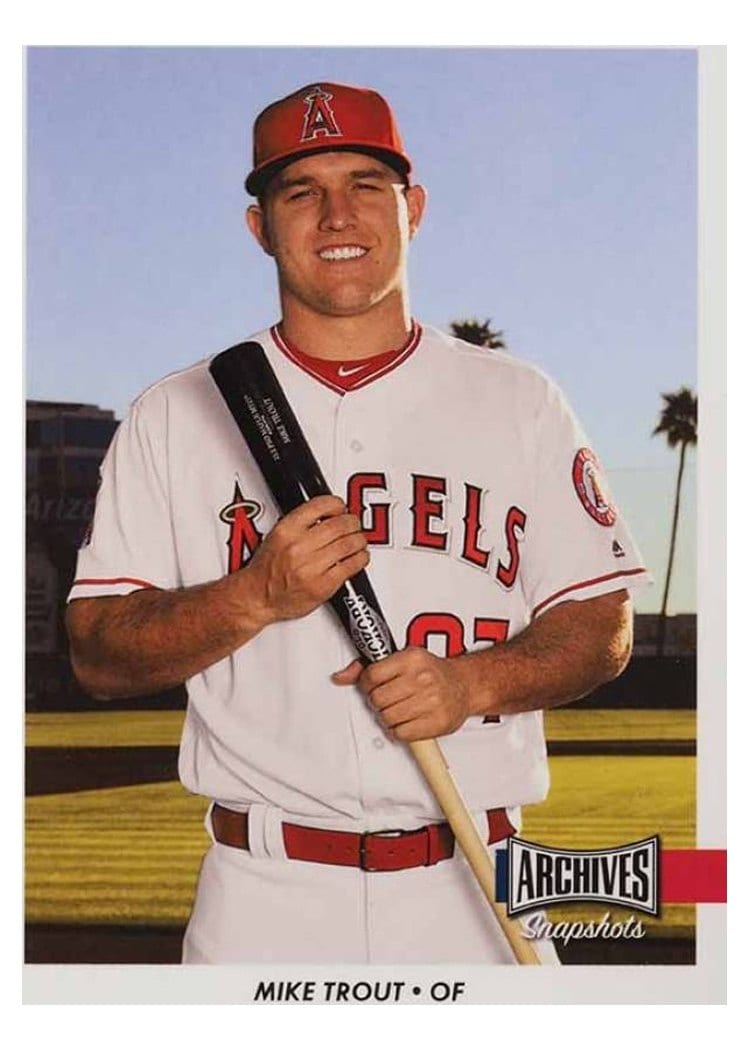 2017 Topps Archives Snapshots Base Set Mike Trout #AS-MT card
