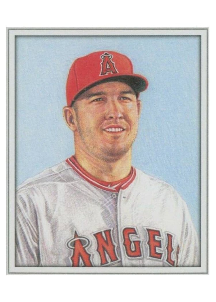 2017 Topps Gallery Base Set Mike Trout #1 card