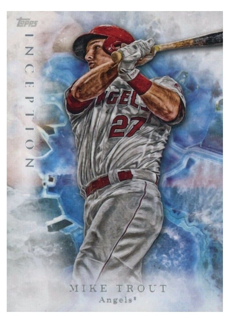 2017 Topps Inception Base Set Mike Trout #1 card
