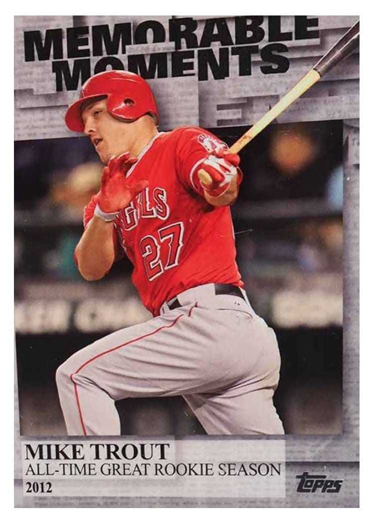 2017 Topps Memorable Moments Mike Trout #MM-50 card