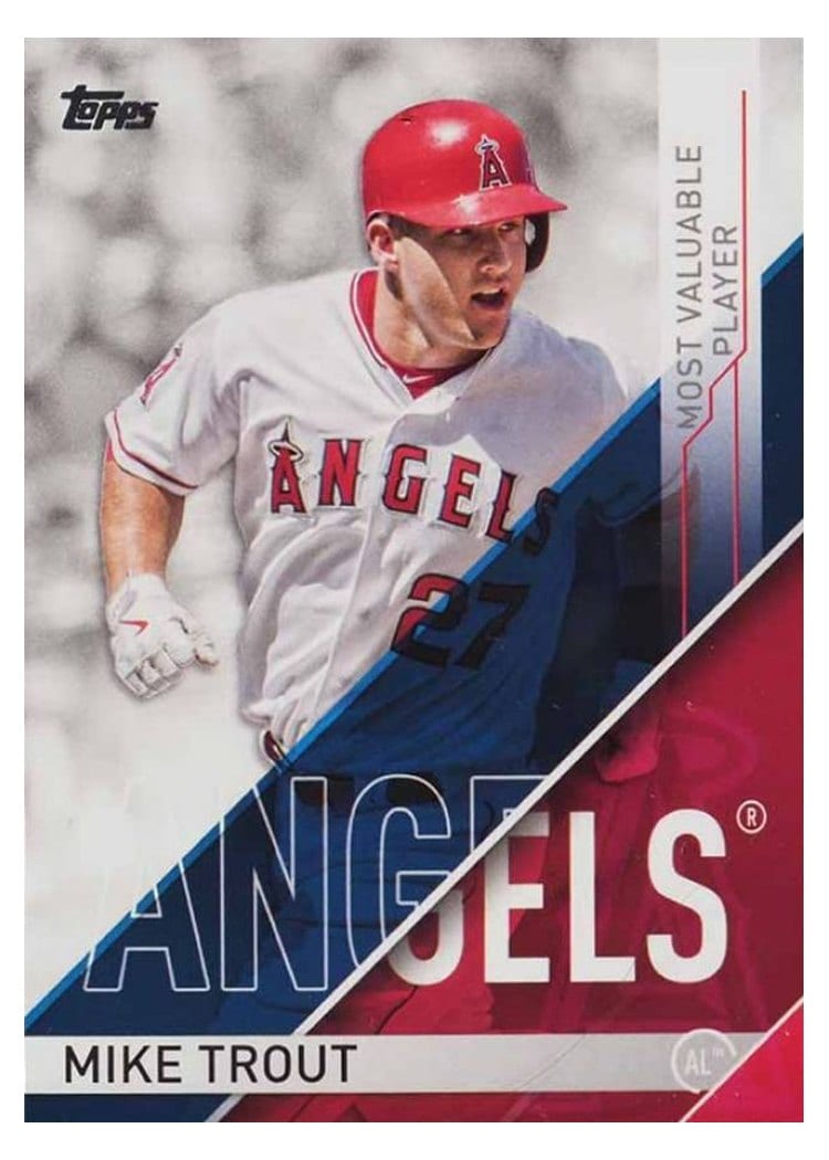 2017 Topps MLB Awards Mike Trout #MVP-1 card