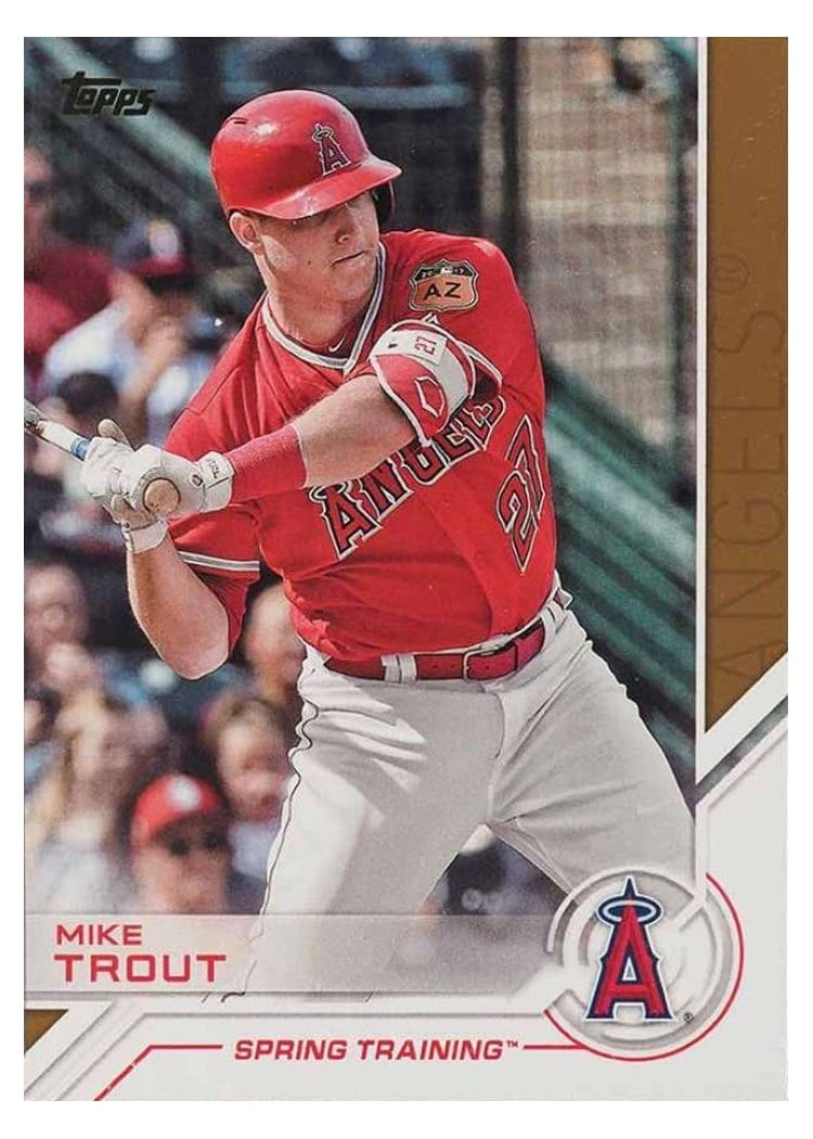 2017 Topps Salute Mike Trout #S-125 card