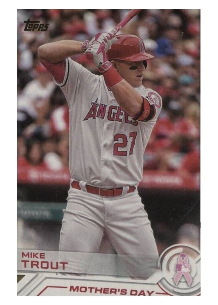 2017 Topps Salute Mike Trout #S-25 card