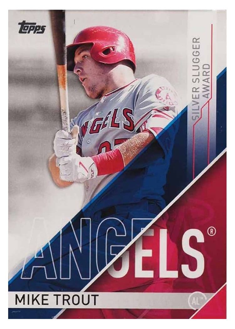 2017 Topps Silver Slugger Awards Mike Trout #SS-11 card