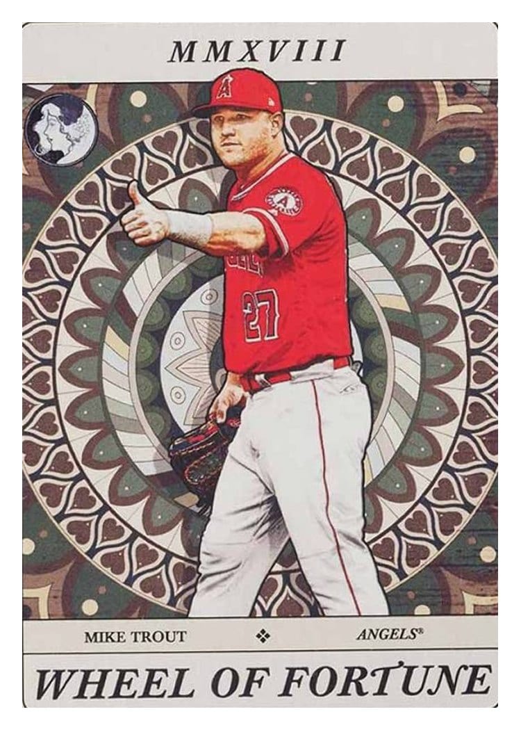 2018 Topps Gypsy Queen Tarot of the Diamond Mike Trout #TOD-22 card