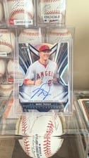2021 Finest Careers Die-Cut Autographs Mike Trout #FCIA-10 card