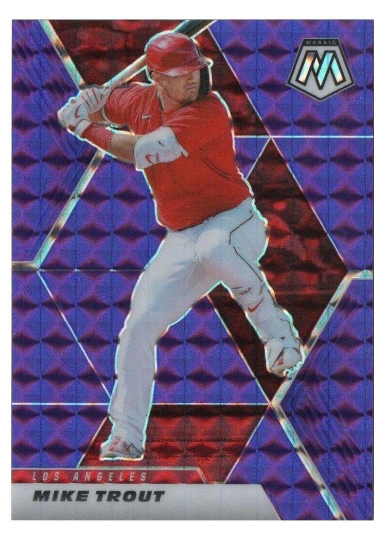 2021 Panini Mosaic Mike Trout #103 card