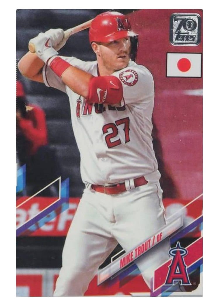 2021 Topps Japan Edition Base Set Mike Trout #220 card