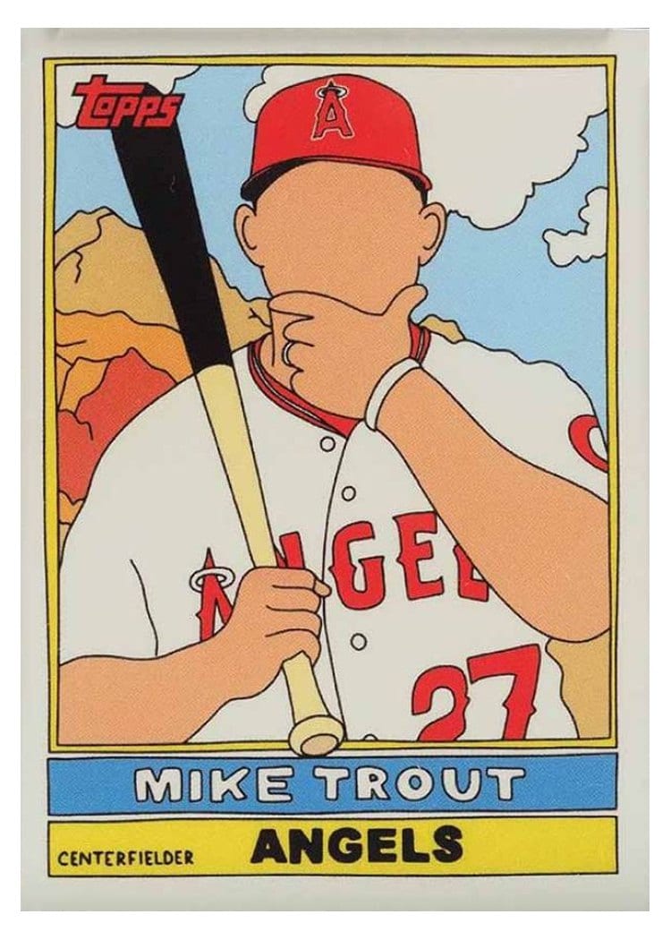 2021 Topps Project70 Base Set Mike Trout #27 card