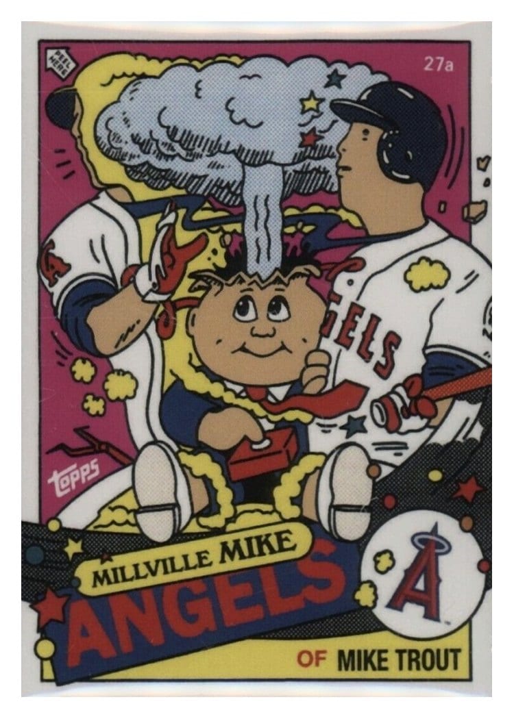 2021 Topps Project70 Base Set Mike Trout #357 card