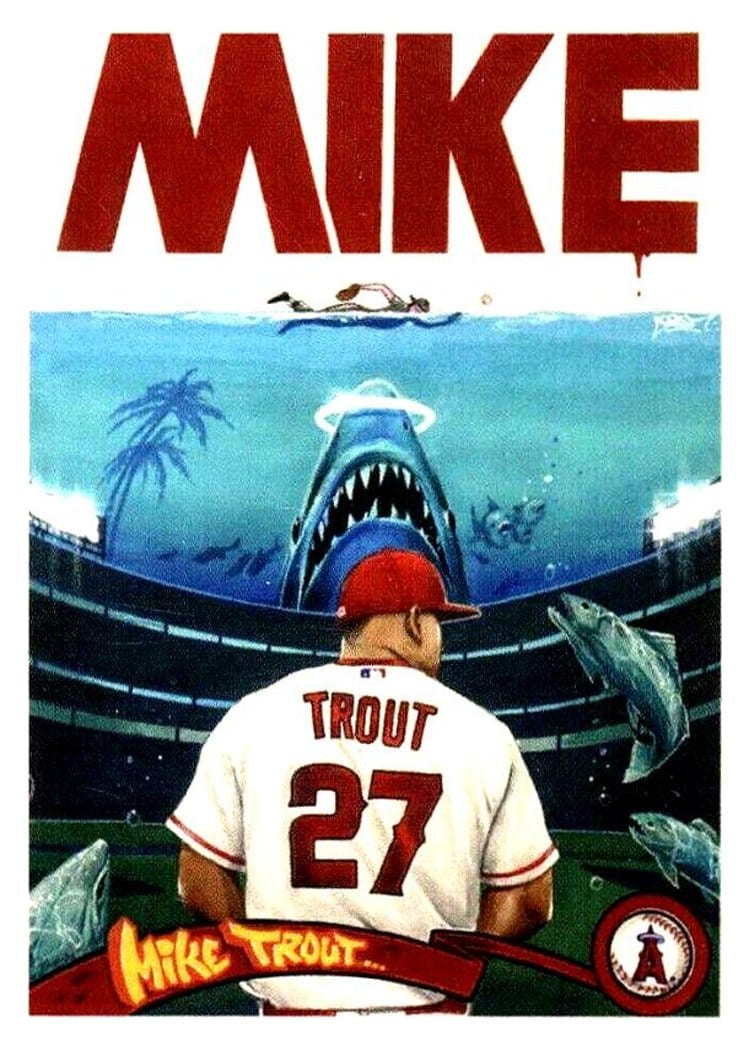 2021 Topps Project70 Base Set Mike Trout #505 card