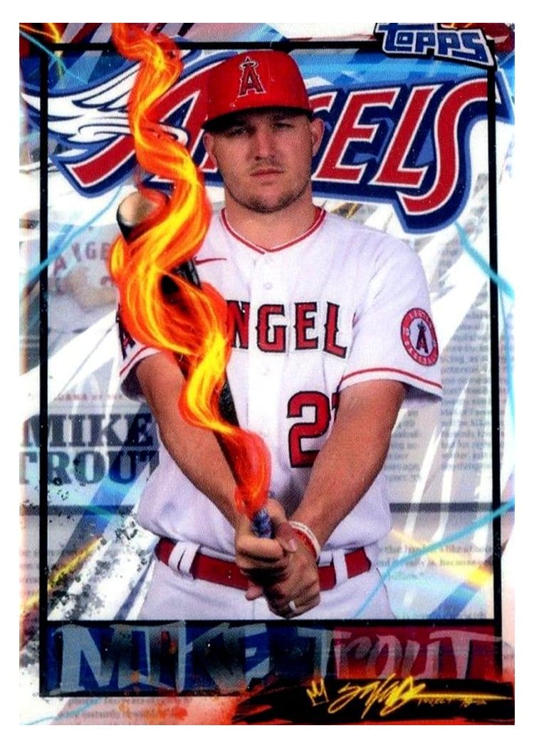 2021 Topps Project70 Base Set Mike Trout #582 card