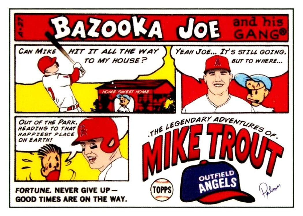 2021 Topps Project70 Base Set Mike Trout #712 card