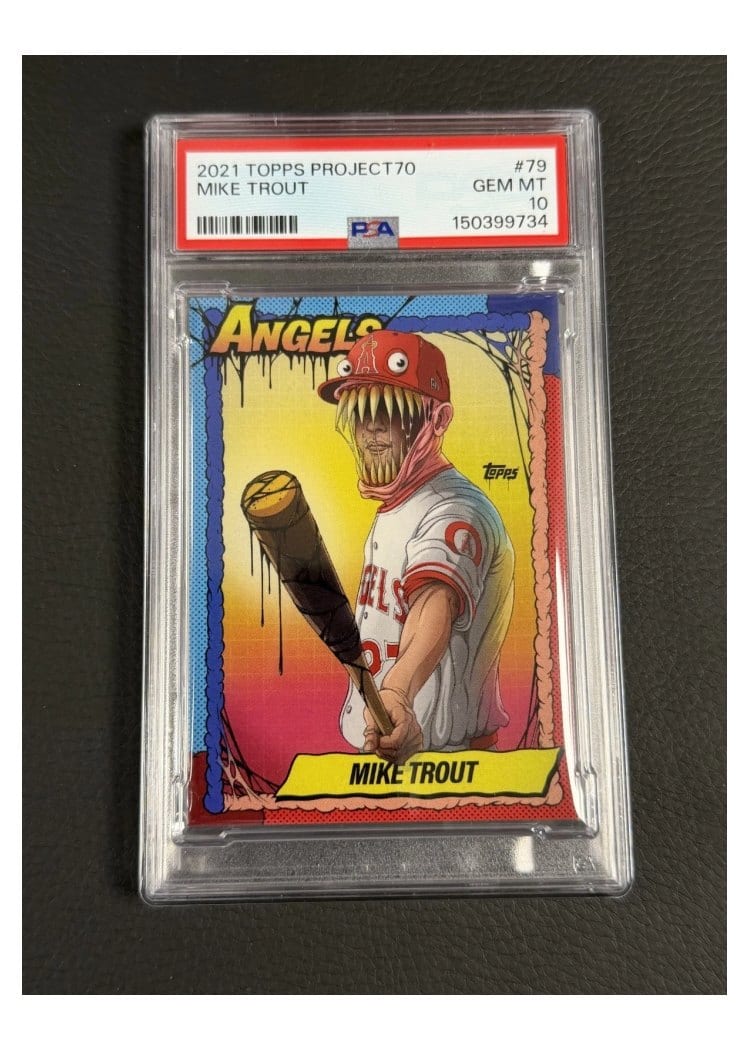 2021 Topps Project70 Base Set Mike Trout #79 card