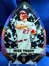 2022 Topps Chrome Ben Baller Edition Ben's Diamond Die-Cuts Mike Trout #BBDC-1 card