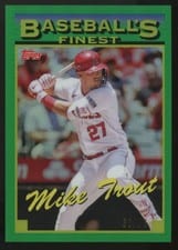 2024 Finest What If... 1993 Prototype Mike Trout #93-8 card