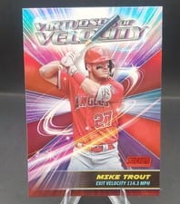 2024 Stadium Club Virtuosos Of Velocity Mike Trout #VV-20 card