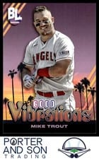 2024 Topps Big League Good Vibrations Mike Trout #GV-2 card