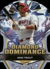 2024 Topps Chrome Update Diamond Dominance Mike Trout #DD-16 card