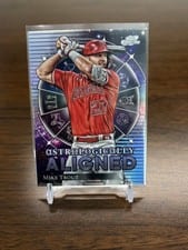 2024 Topps Cosmic Chrome Astrologically Aligned Mike Trout #AA-5 card