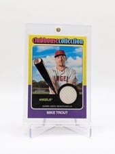 2024 Topps Heritage Clubhouse Collection Relic Mike Trout #CCR-MT card