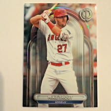 2024 Topps Tribute Base Set Mike Trout #55 card
