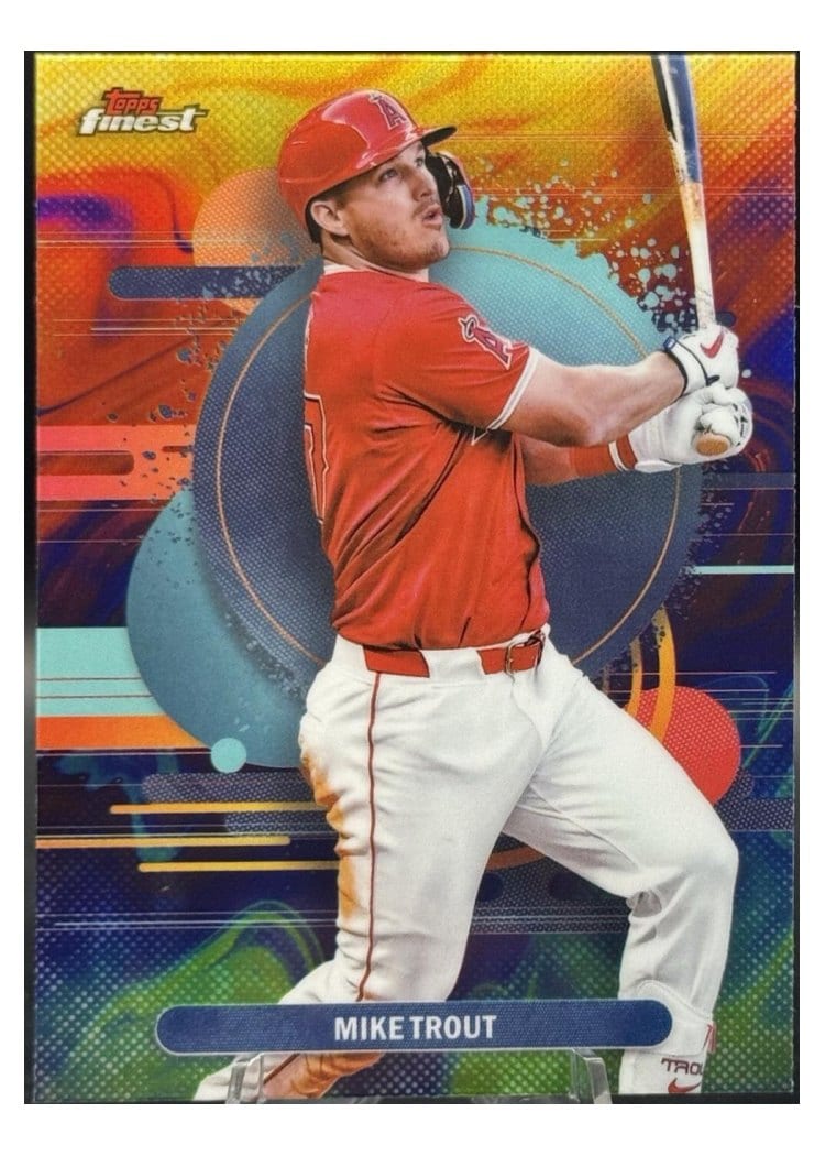 2025 Finest Base Set Mike Trout #131 card