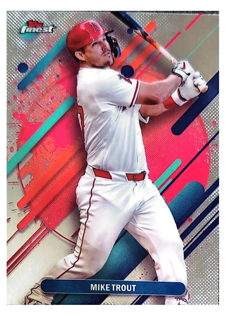 2025 Finest Base Set Mike Trout #217 card