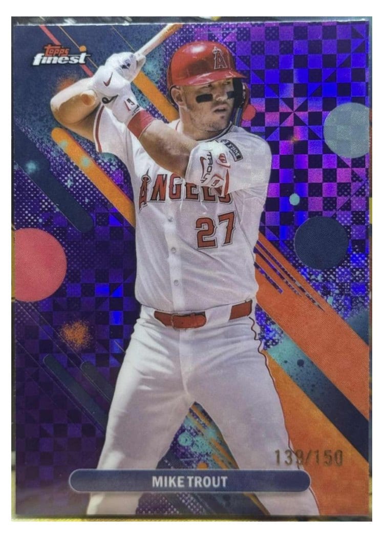 2025 Finest Base Set Mike Trout #41 card