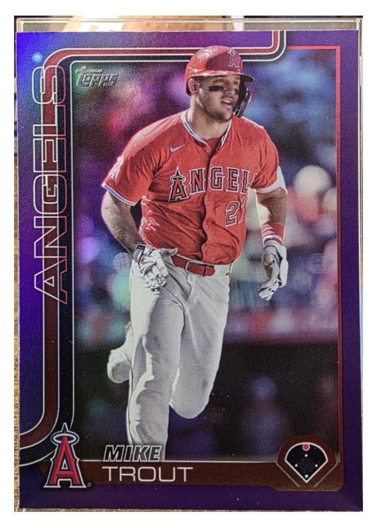 2025 Topps Mike Trout Purple Rainbow #200 card