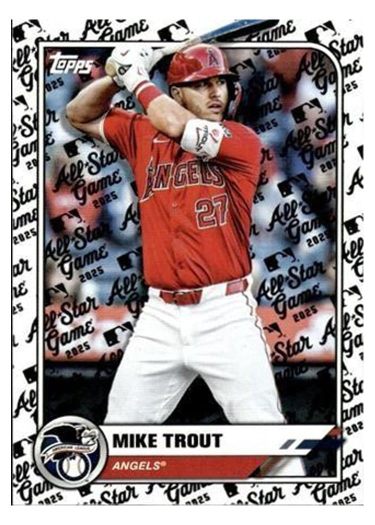 2025 Topps All Star Game Base Set Mike Trout #1 card